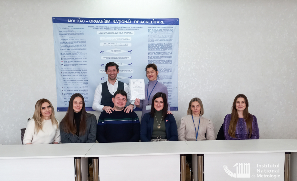 Obținerea certificatul de acreditare în rezultatul procesului de supraveghere a laboratoarelor INM