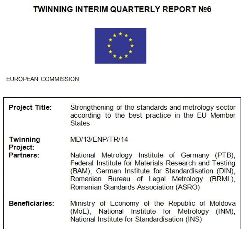 Totalizarea activităților desfășurate in cadrul Proiectului Twinning