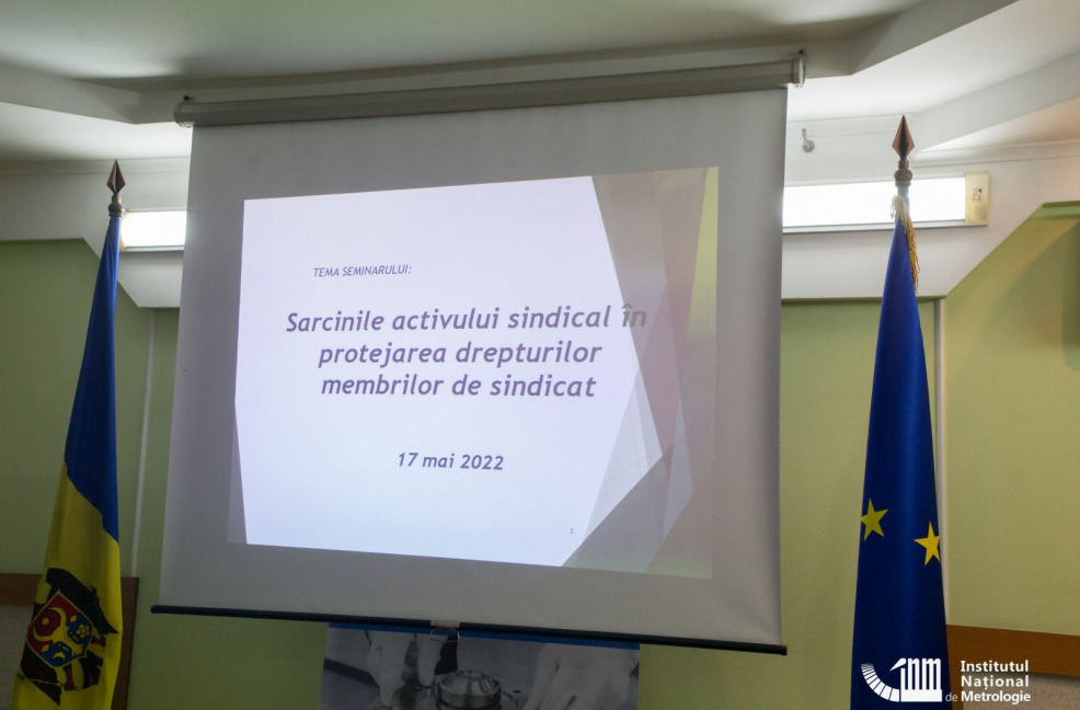  Curs de informare și instruire ,,Sarcinile activului sindical în protejarea drepturilor membrilor de sindicat''.