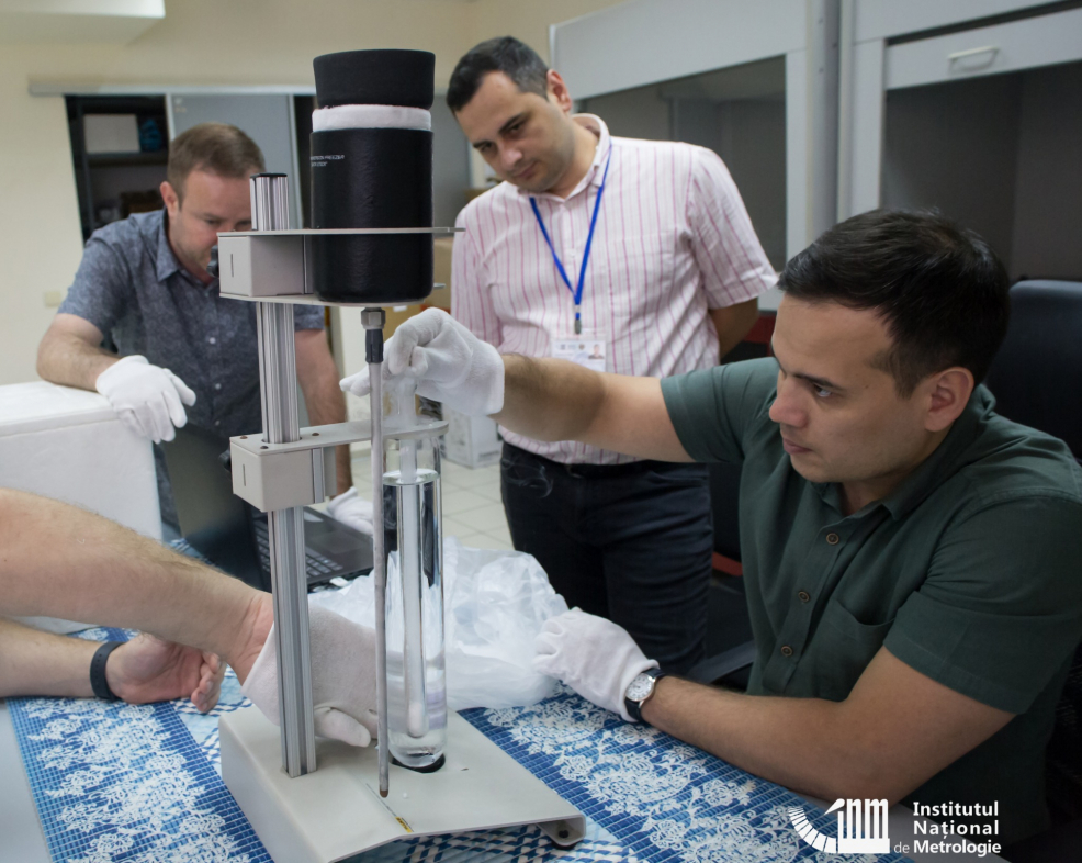 Schimb de experiență și efectuarea măsurărilor pentru comparări internaționale COOMET dintre laboratoarele Institutului Național de Metrologie din Republica Moldova și a Institutului Național de Metrologie (UzNIM) 