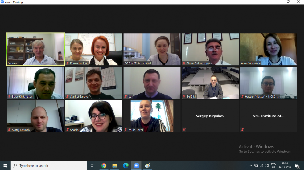 INM at the COOMET „Ionizing Radiation and Radioactivity” Technical Committee meeting