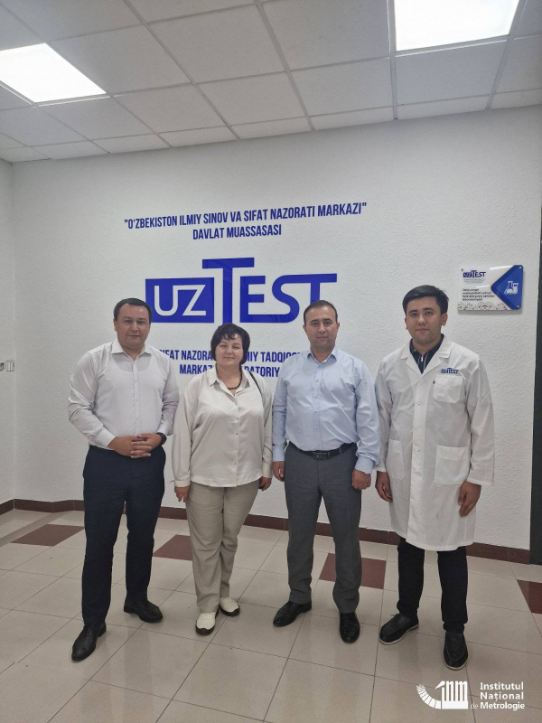 Mesaj de mulțumire colegilor din cadrul Institutului de Metrologie din Uzbekistan (UzNIM)