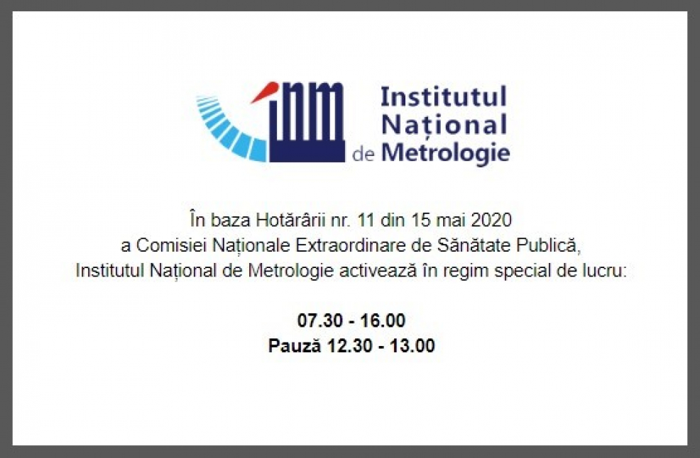 INM activează în regim special de lucru